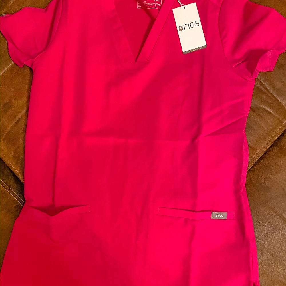 NWT Hot Pink Scrub Casma in XXS